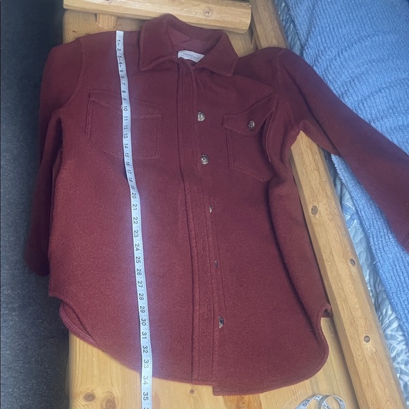 Aritzia Wilfred Free The Ganna 100% Merino-wool Shacket - Picture 12 of 13